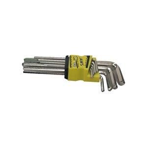 Jaws Alyan Anahtar Takımı Düz Uzun 9 Parça 180 Mm  Jas 151