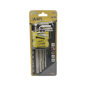 Jaws Alyan Anahtar Takımı Düz Uzun 9 Parça 180 Mm  Jas 151