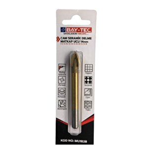 Bay-tec Mu1828 Cam Seramik Delme Matkap Ucu 14mm