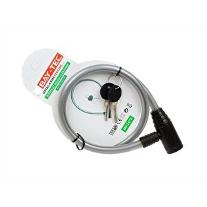 Bay-tec Mk2470 Bisiklet Kilidi 2 Anahtarlı 80cm