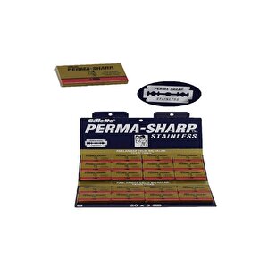 Permasharp Çift Taraflı Yaprak Jilet Traş Bıçağı (100adet)