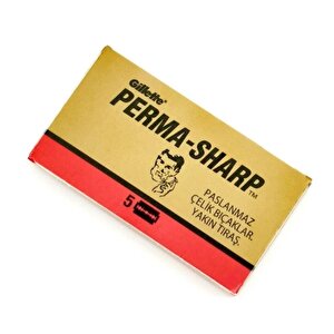 Permasharp Çift Taraflı Yaprak Jilet Traş Bıçağı (100adet)