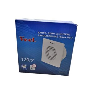 Veel Banyo Büro Ve Mutfak Aspiratörleri (baca Tipi) 15w 120mm