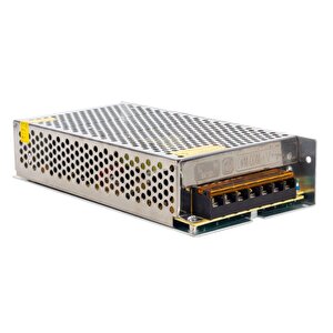 34.ma.0025  12 Volt - 16.5 Amper - 200 Watt Metal Kasa Adaptör