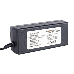 Pm-4735* 16 Volt - 3 Amper Tos Fi̇şli̇ Rca Santral Adaptörü