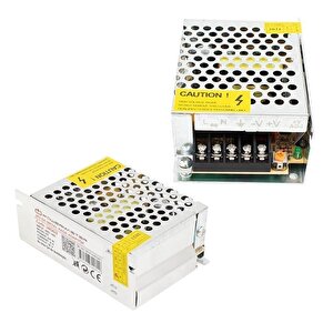 Powermaster Pm-14063 12 Volt - 2 Amper - 24 Watt Metal Kasa Adaptör