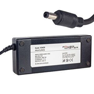 Pm-10169 24 Volt - 7 Amper - 168 Watt 5.5*2.5 Uçlu Plasti̇k Kasa Masaüstü Adaptör ( + Power Kablosunu Unutma)
