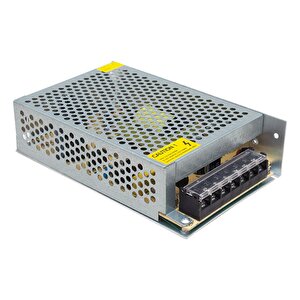 34.ma.0024  12 Volt - 10 Amper - 120 Watt Metal Kasa Adaptör