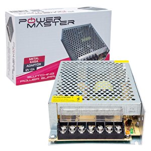 34.ma.0024  12 Volt - 10 Amper - 120 Watt Metal Kasa Adaptör