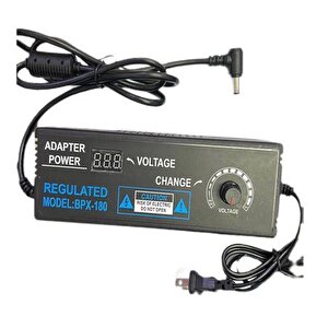Pm-22380 3 Volt - 12 Volt - 10 Amper 5.5*2.5 Mm Uçlu Voltaj Kademeli̇ Adaptör