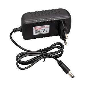 Powermaster Pm-4531 12 Volt - 2 Amper 5.5*2.5 Mm Uçlu Plastik Kasa Priz Tipi Adaptör