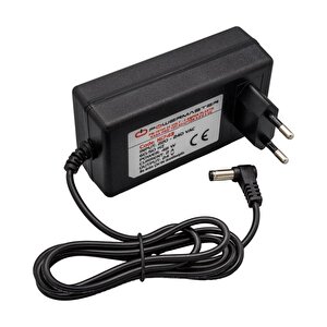 Powermaster Pm-16743 24 Volt - 2 Amper Plastik Kasa 5.5*2.5 Uç Priz Tip Adaptör