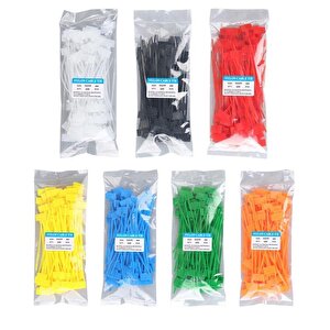 Sunup Renkli̇ Hat Kablo Baği 700 Adet (7 Renk X100)