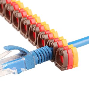Powermaster 0-9 Dijital Kodlu Renkli Kablo İşaretleyici