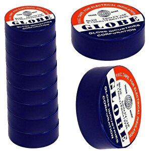 Globe 0.13mmx19mm İzole Bant 10'lu Lacivert