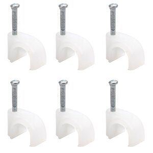 Karya 5 Numara 10 Mm Kroşe (100lü Paket)(2x4 - 4x4 Anti̇gron Kablolar İçi̇n)