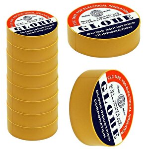 Globe 0.13mmx19mm İzole Bant 10'lu Sarı