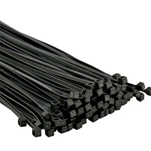 37 Cm 3.6 Mm Si̇yah Kablo Baği (100lü Paket)