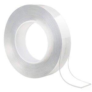 Sunup Sn-24358 20mm 3 Metre Çift Taraflı Nano Teknoloji Süper Yapıştırıcı Şeffaf Bant