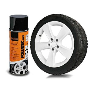 Jant Metal Sprey Folyo Yüzey Kaplama Seti 2x400ml. Parlak Beyaz