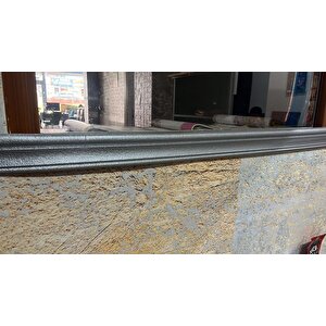 Düz Gri 8cm-110cm Kendinden Yapışkanlı Çıta Çerçeve Süpürgelik Pervaz Kenar Bantlama Salon Ofis