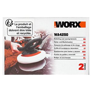 Worx Wa4250 254mm Wx856 İçin Yedek Pasta Ve Cila Polisaj Bonesi 2 Adet