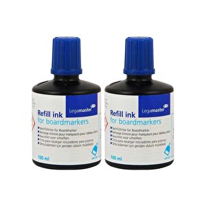 Ekonomik İkili Tahta Kalemi Mürekkebi Mavi 2x100ml