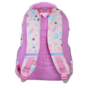 Color Bags Sırt Çantası Hayvan Desenli Pembe B4