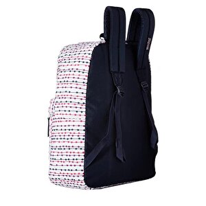 Jansport Superbreak Renkli Noktalı Sırt Çantası Beyaz