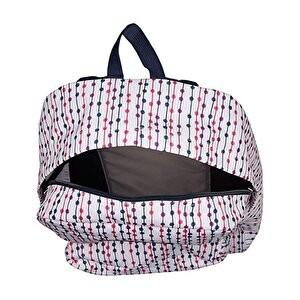 Jansport Superbreak Renkli Noktalı Sırt Çantası Beyaz