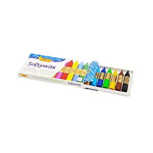 Jovi Softwax 10 Renk Yumuşak Mum Boya