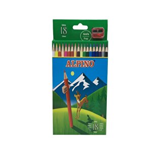Alpino Uzun Kuru Boya Kalemi 18 Renk