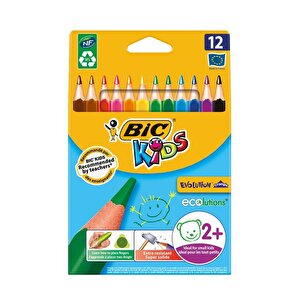 Kids Evolution Jumbo Üçgen Kuru Boya Seti 12 Renk