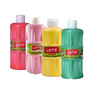 Lets Parmak Boyası 500ml 4lü Set 3
