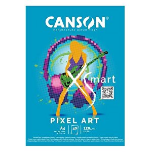 Canson Xsmart Pıxel Art A4 120g 40 Sayfa