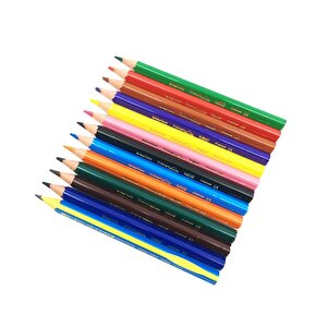 Kids Tüp Metal Kutulu Üçgen Jumbo Kuru Kalem Boya Seti 12li