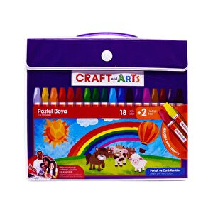 Craft And Arts 18+2 Pastel Boya Kalem Seti 20 Renkli