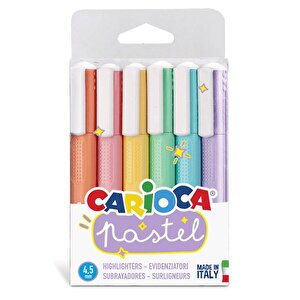 Pastel Renkler İşaretleme Kalemi 6 Renk