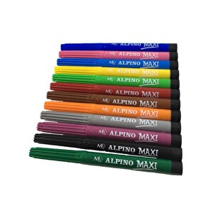 Alpino Maxi Keçeli Kalem 12 Renk