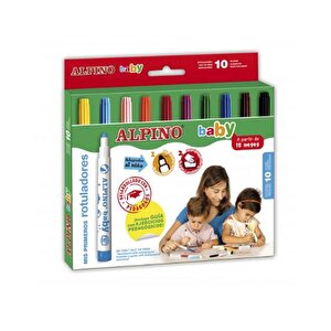Alpino Baby Keçeli Boya Kalemi 10 Renk