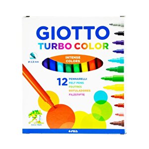 Giotto Turbo Color Keçeli Kalem Boya Seti 12li
