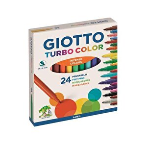 Giotto Turbo Color Keçeli Boya Seti 24lü