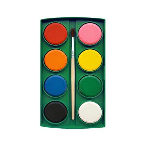 Alpino Aquarelle 8 Renk Sulu Boya Seti (28 Mm)