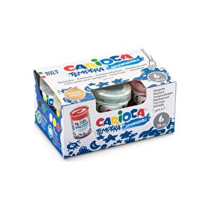 Tempera Sulu Boya Süper Yıkanabilir 6x25ml