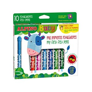 Alpino Baby Keçeli Kalem 10lu