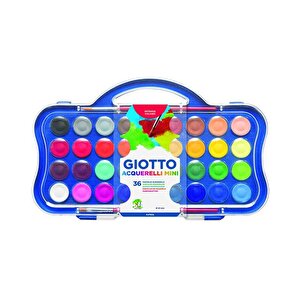 Giotto Aquarelli Mini 36 Renk Sulu Boya 23 Mm