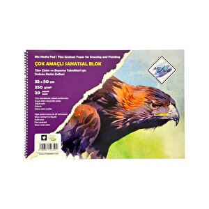 Art Liva Çok Amaçlı Resim Defteri 35x50 Cm 350g