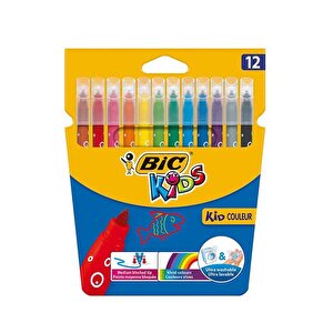 Kids Keçeli Boya Kalemi Ultra Yıkanabilir 12'li