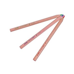 Natural Ahşap Jumbo Kuru Boya Seti 12li