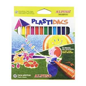 Alpino Plastidacs 12 Renk Mum Boya Kalemi